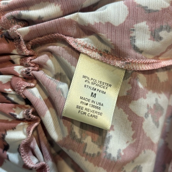 NWT Nordstrom West Kei High Rise Pink Animal Shorts Size M - Picture 5 of 5